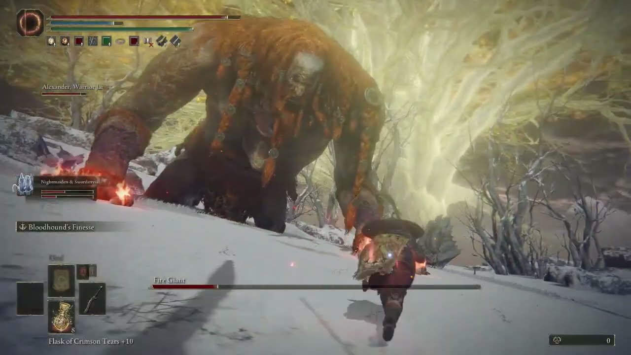Elden Ring - Fire Giant - Boss Fight - No Comment