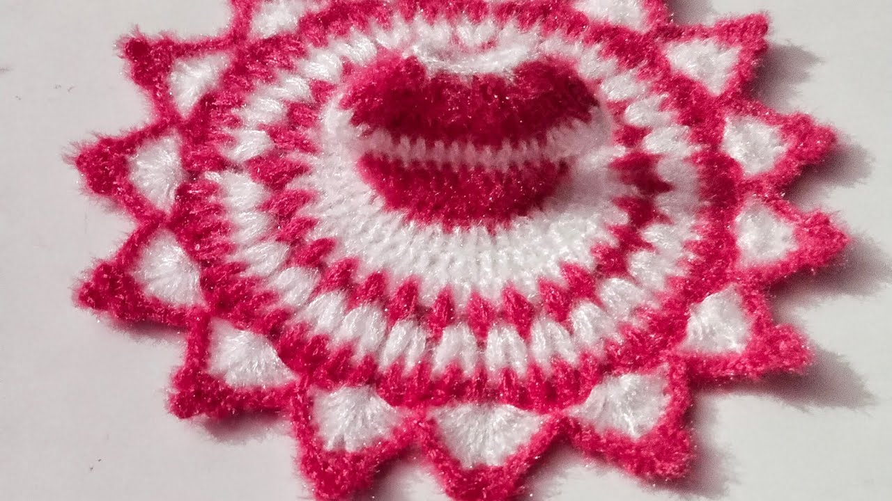 3 number ke laddu gopal ji ki woolen dress bnaye easily @ how to crochet dress  #viral