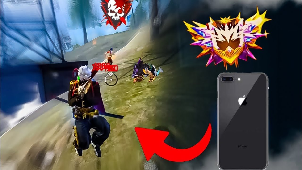 ASÍ JUEGO EL IPHONE 8 PLUS EN FREE FIRE