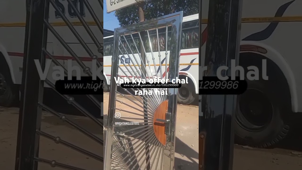 SS Steel Gate in Kanpur 📞 +91-7081299986 #SS Steel gate  # kanpur
