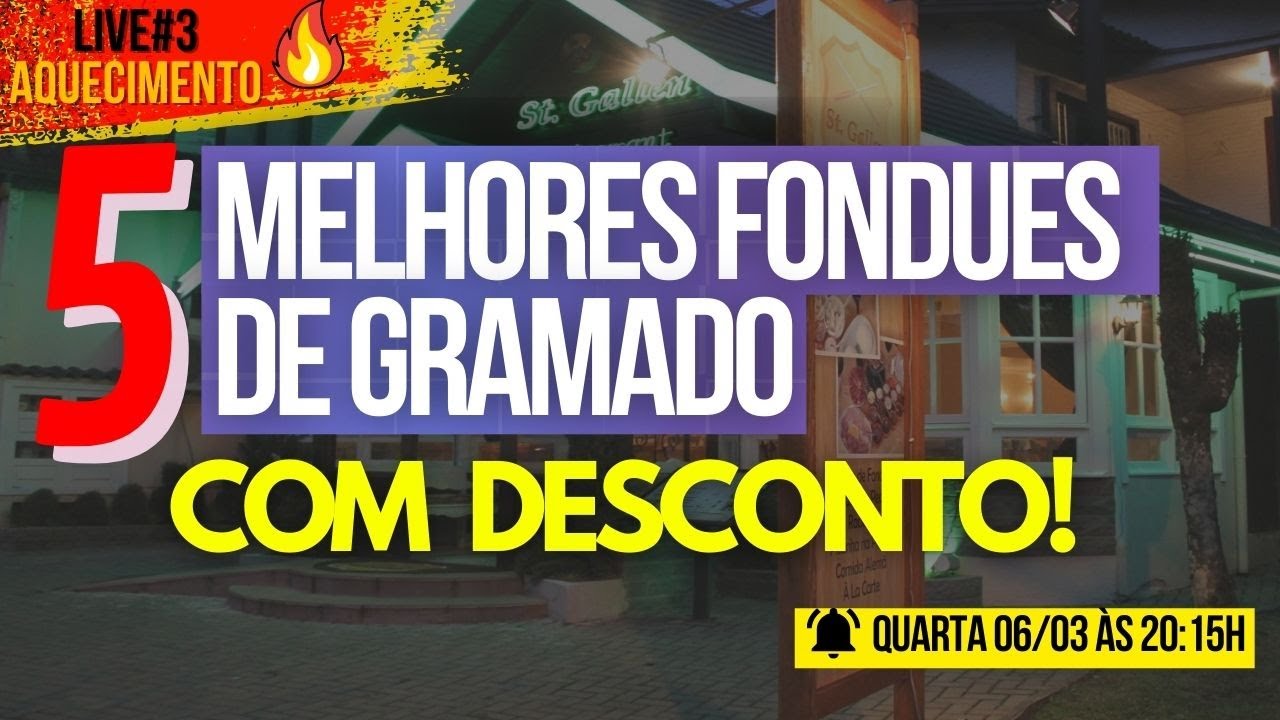 5 MELHORES fondues de Gramado COM DESCONTOS na nossa opinião.