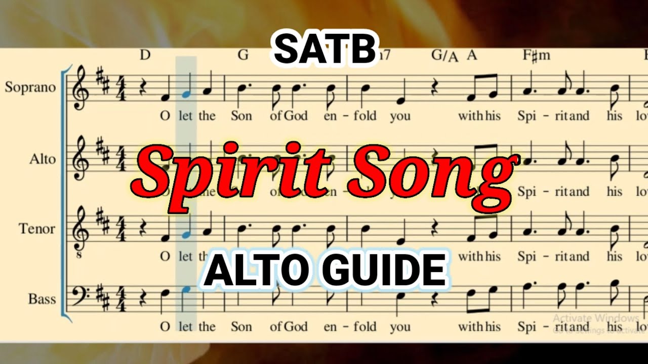 SPIRIT SONG  _ ALTO GUIDE #PentecostSunday