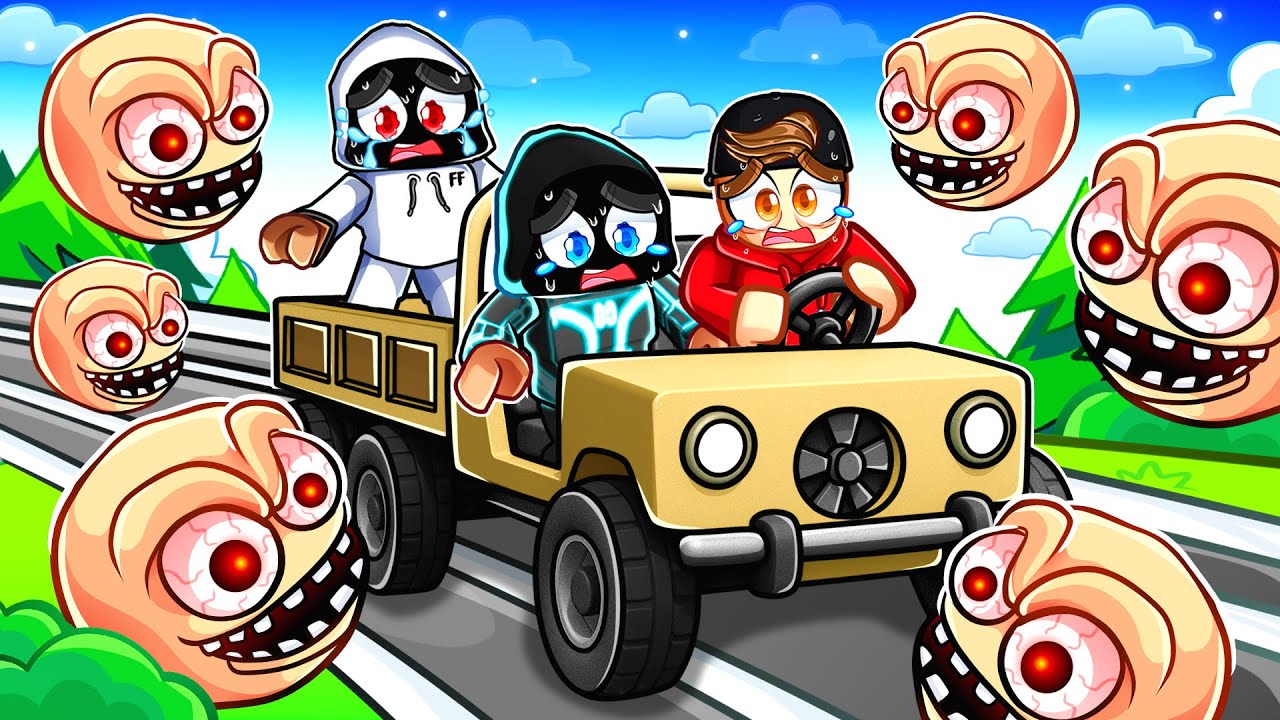 We Survived GEF ROAD in Roblox!