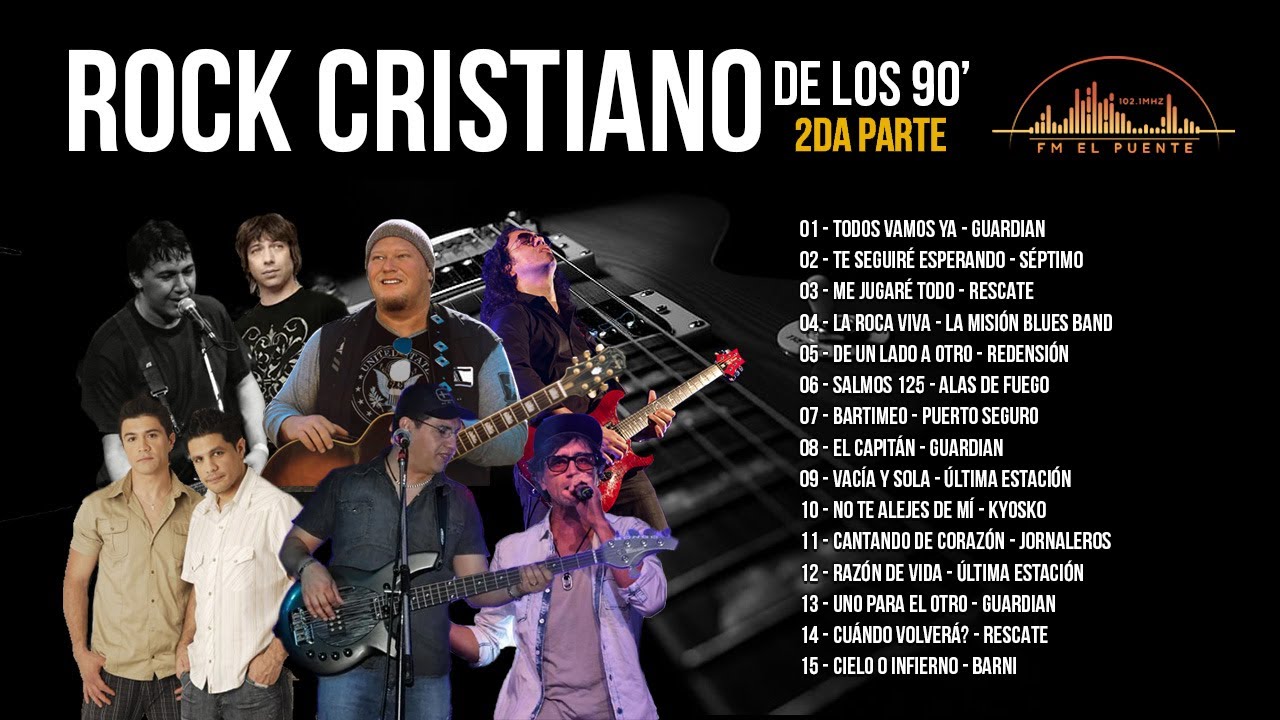 ROCK CRISTIANO de los 90' (Parte 2)- Todos los éxitos de Rescate, Puerto Seguro y otros...