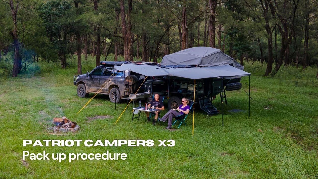 Процедура сборки и упаковки палаток Patriot Campers X3.