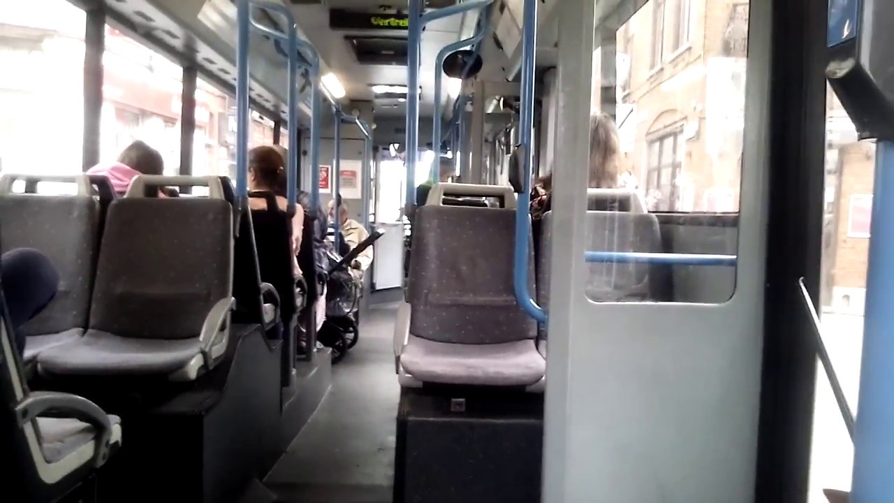 STIB/MIVB Jonckheere SB250 ride between Meudon and Tomberg, in Brussels
