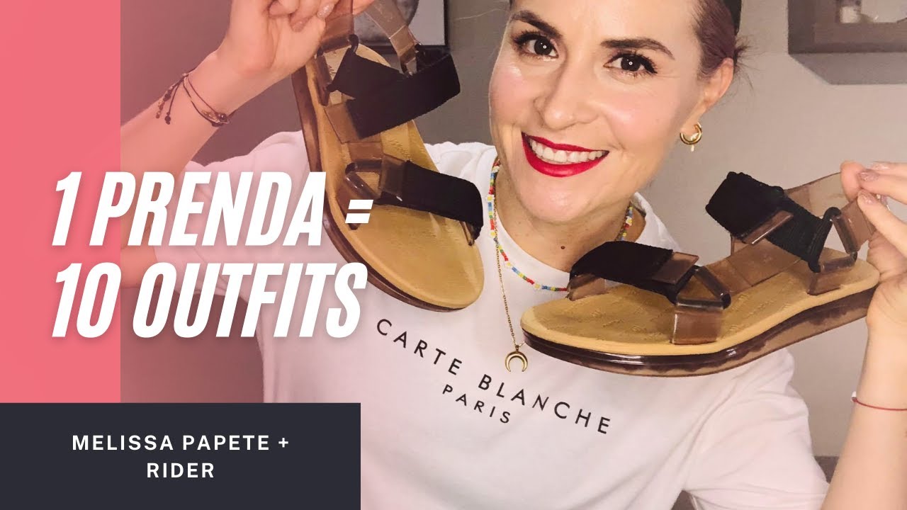 Unas sandalias 10 outfits I Melissa Papete + Rider #melissa