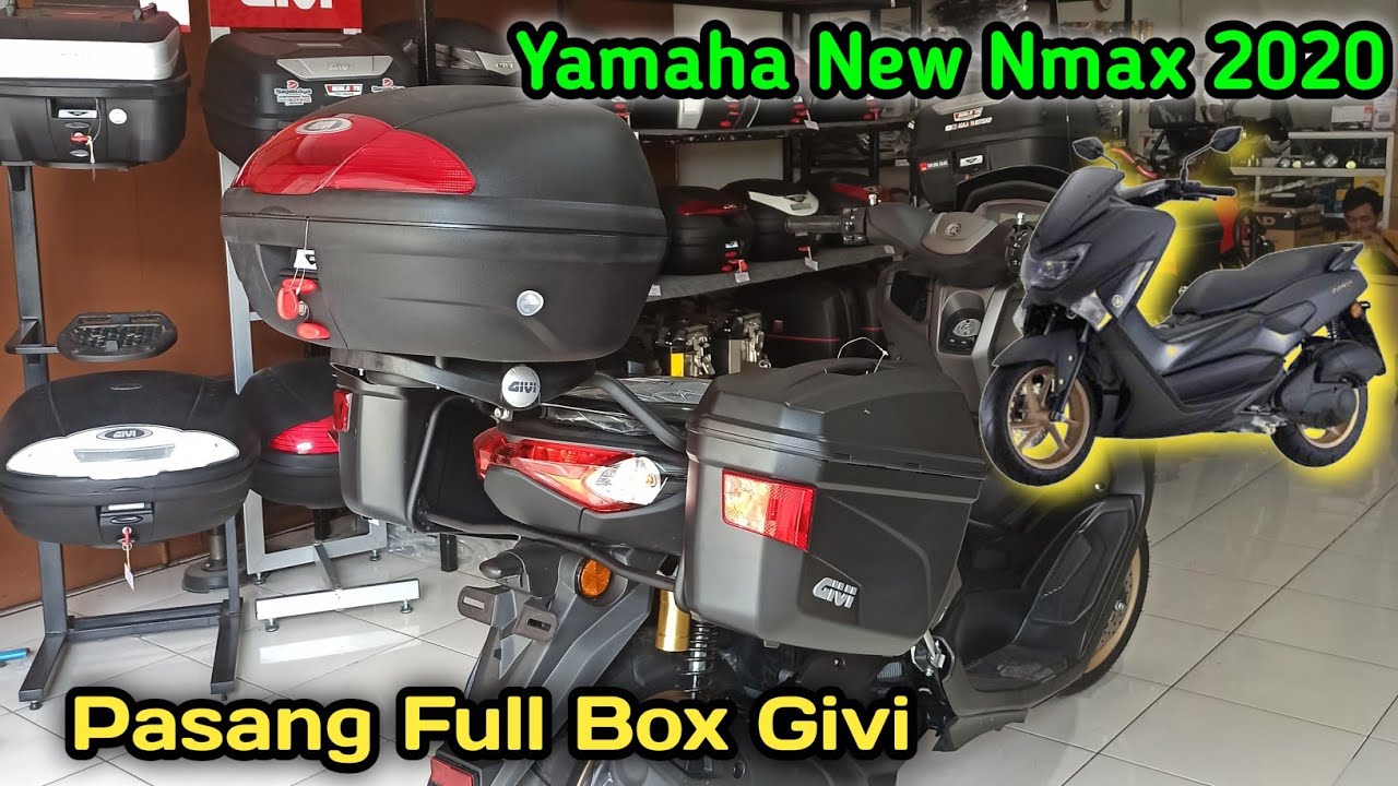 Modifikasi Yamaha New Nmax 2020 Pasang Full Box | Givi E45n E22n