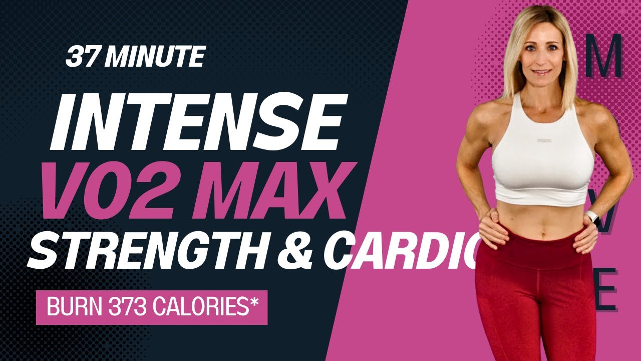 37 Minute VO2 Max | Cardio & Strength | Intense Conditioning Workout