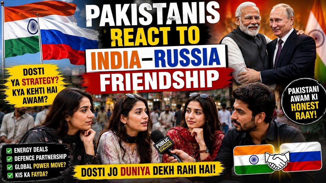 🇮🇳🇷🇺 Pakistanis React to India&ndash;Russia Friendship | Honest Public Opinion