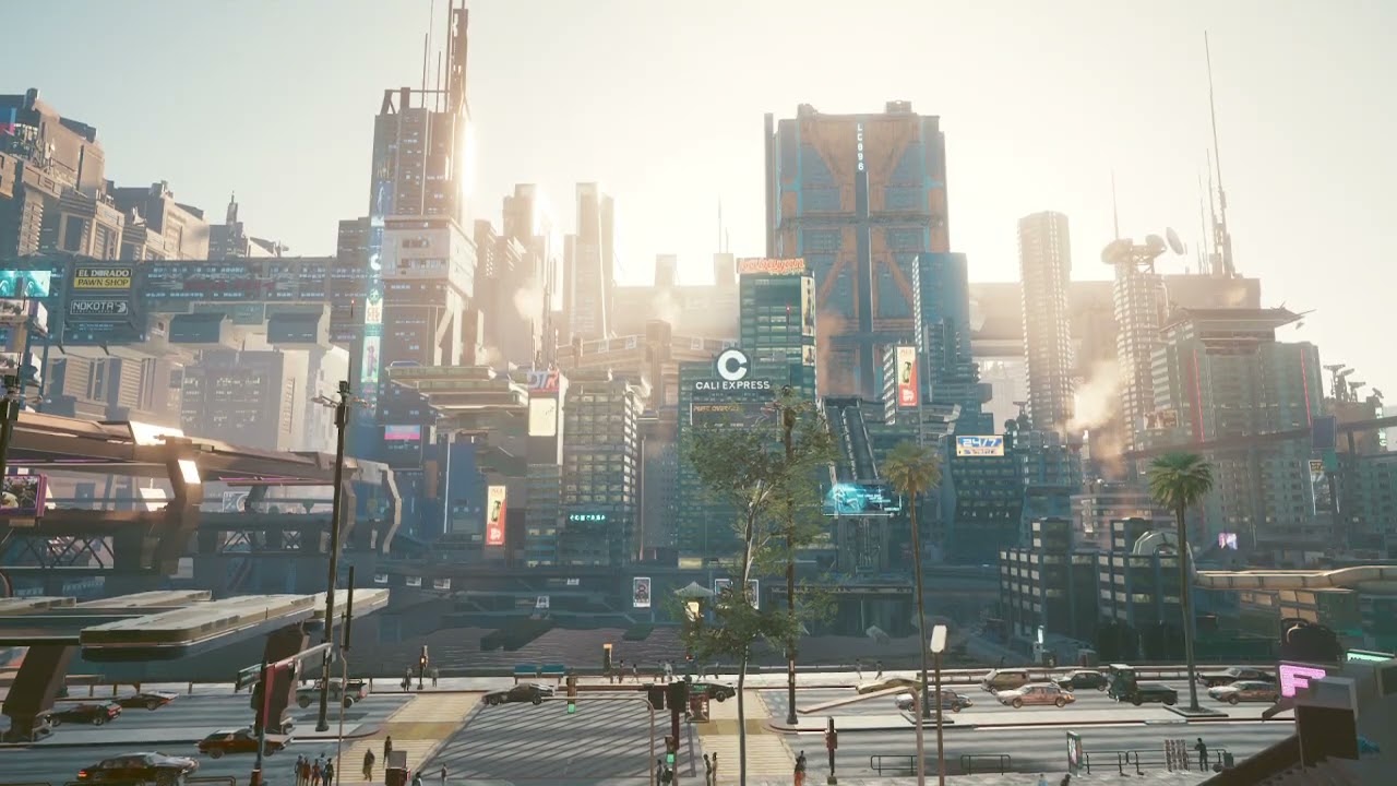 Peoplewatching only stream, relaxing atmospheric cyberpunk vibe ambient asmr 9+ hour