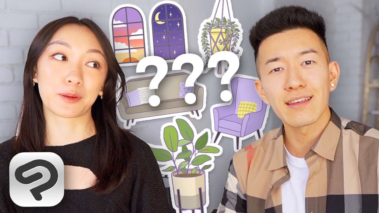 I Designed STICKERS from Random Words?? 😳 (ft. @samdoesarts )