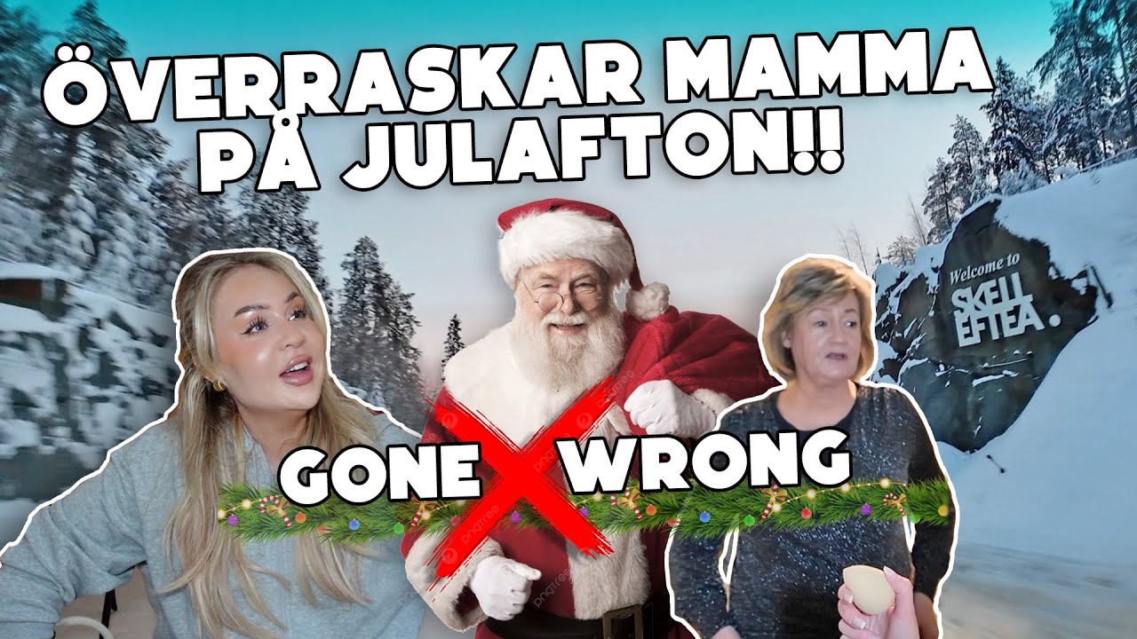 DET HÄR HÄNDER INTE??!??! Julafton i Skellefte