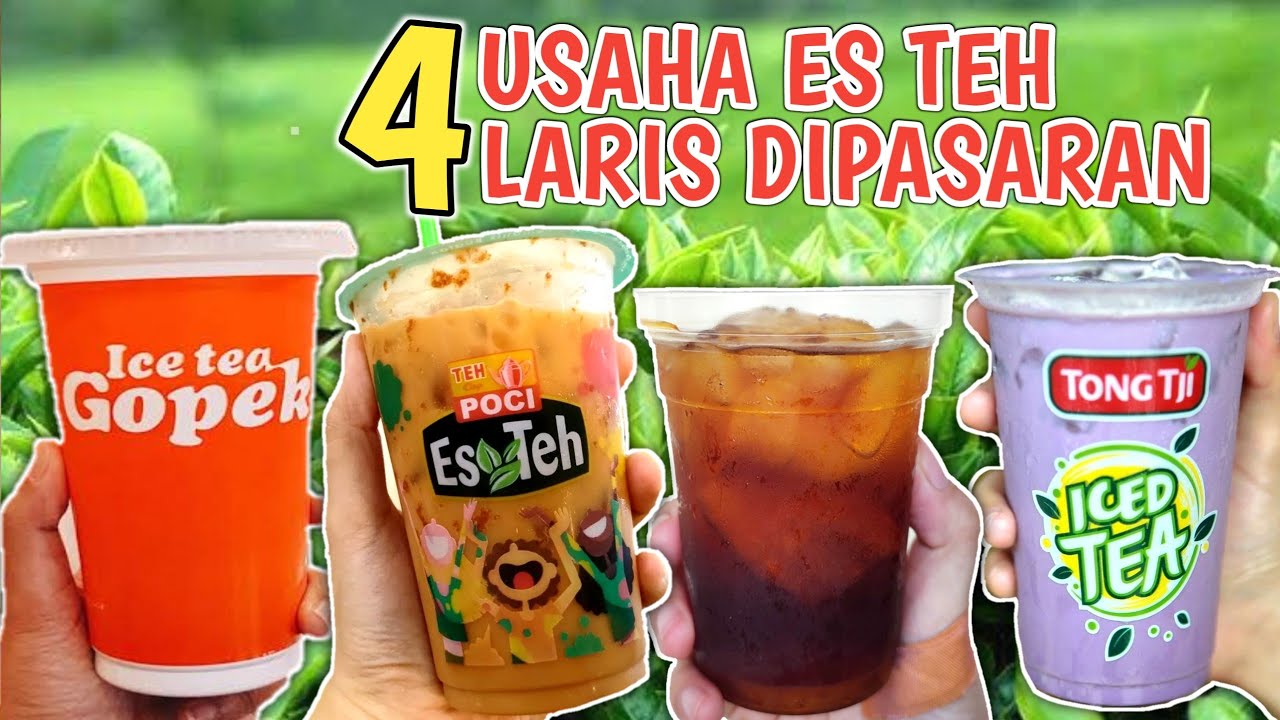RESEP ES TEH VIRAL PALING LARIS UNTUK JUALAN | IDE JUALAN ES TEH KEKINIAN MODAL KECIL