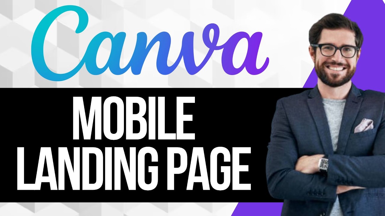 How to Create a Mobile Friendly Landing Page in Canva | Full Tutorial