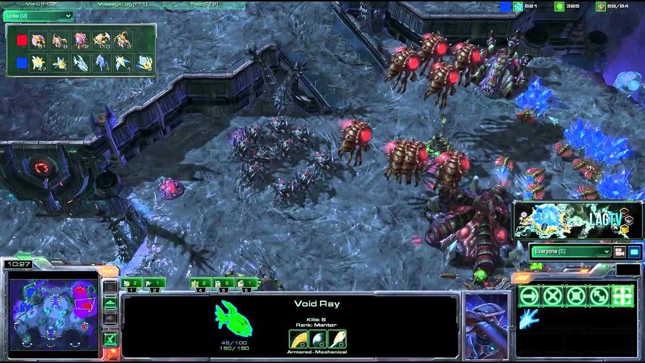 EGIdra (Z) VS Squirtle (P) -- Starcraft 2 [LAGTV]