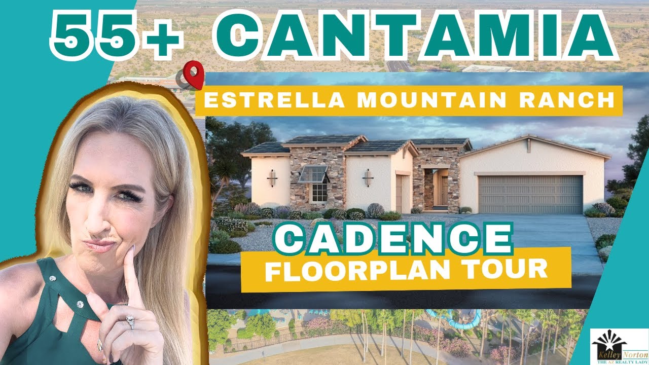 Cantamia Lakefront Living | Cadence Model Tour | Active 55 + Community in Goodyear AZ
