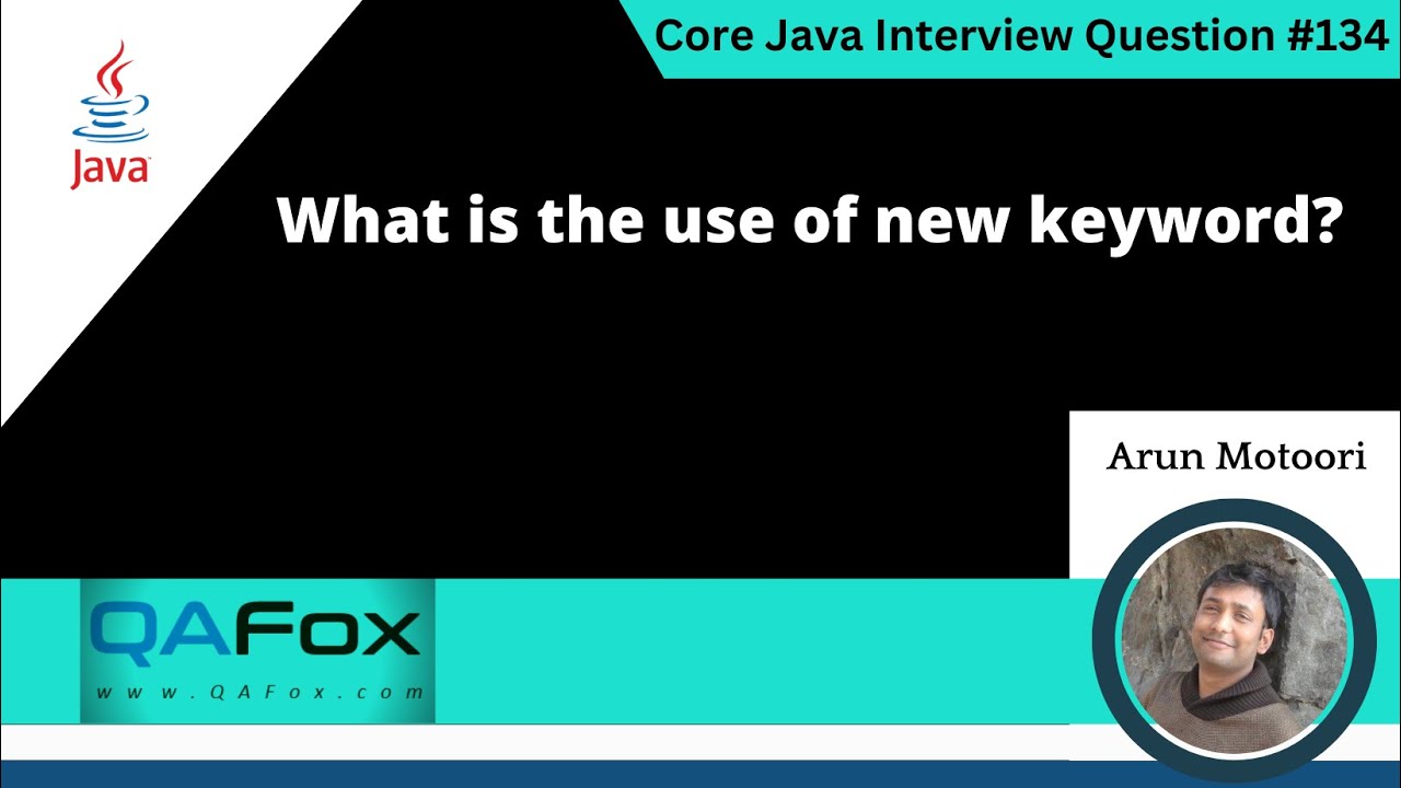 What is the use of new keyword in Java (Core Java Interview Question #134)