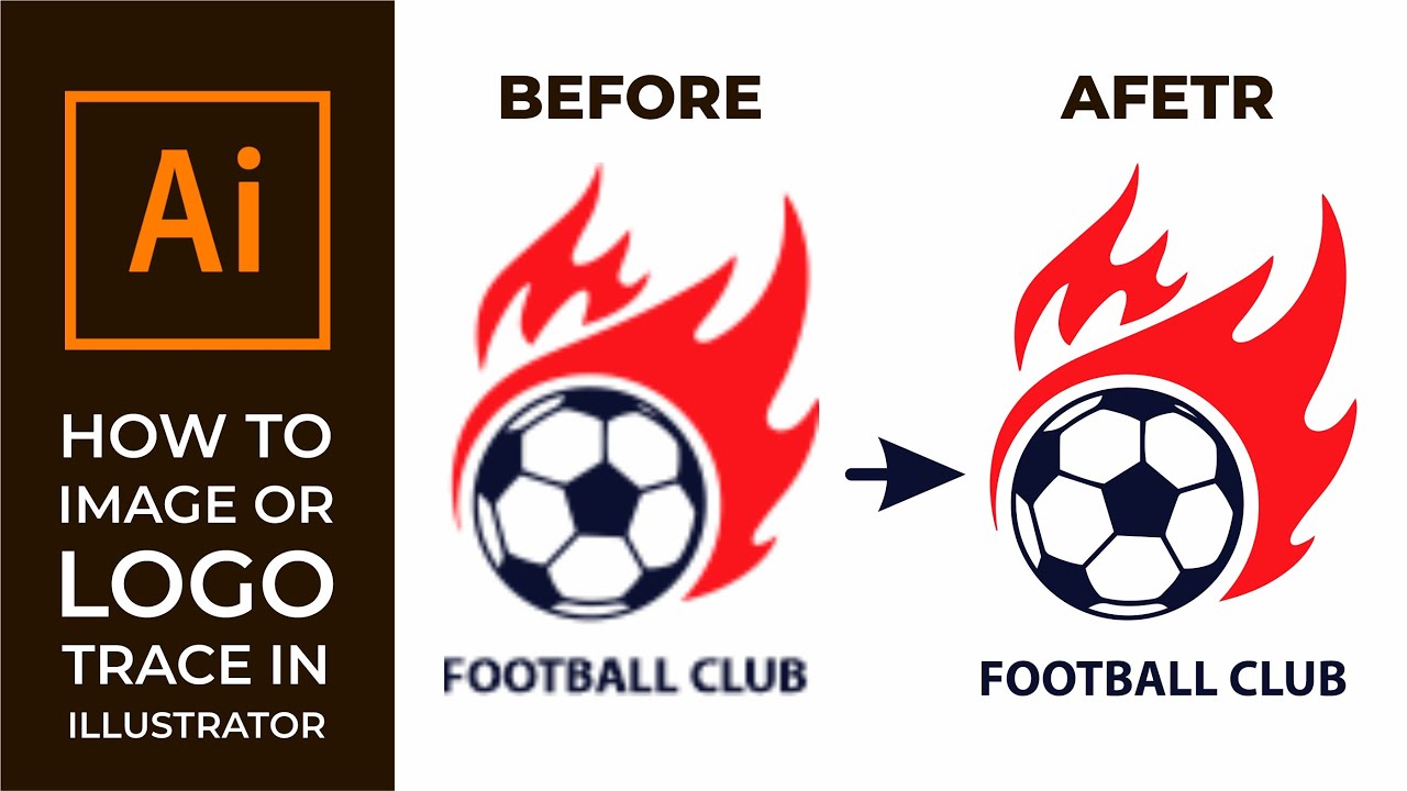 HOW TO TRACE IMAGE OR LOGO IN ILLUSTRATOR [ILLUSTRATOR TUTORIALS]