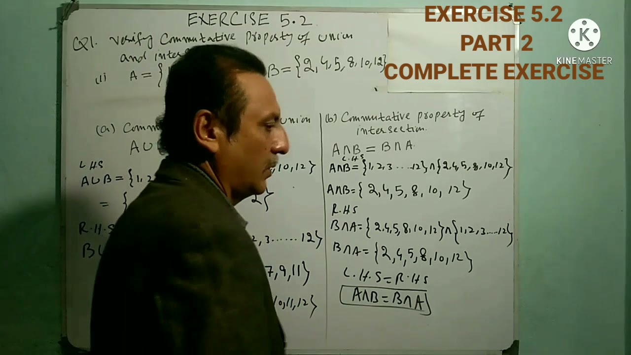 LECTURE#51 EXERCISE 5.2 (PART#2) Q1 TO Q4 )(UNIT 5 SETS & FUNCTIONS) 10 MATH KPK BOARDS.