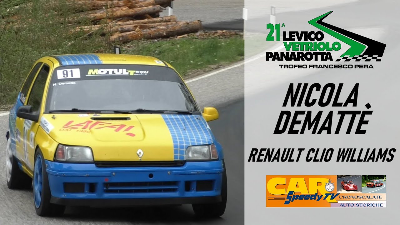Levico-Vetriolo-Panarotta 2023 || Nicola Dematt&egrave; || Renault Clio Williams