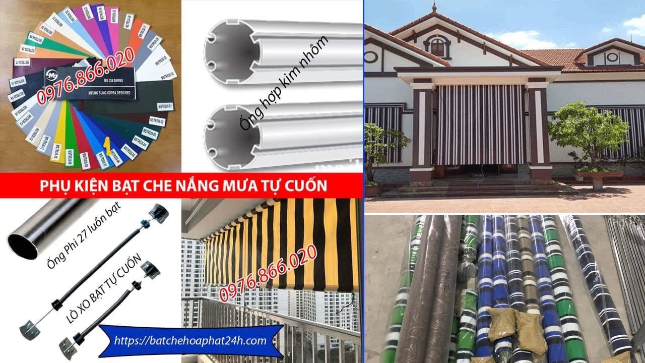 Hướng dẫn lắp đặt Bạt Tự Cuốn