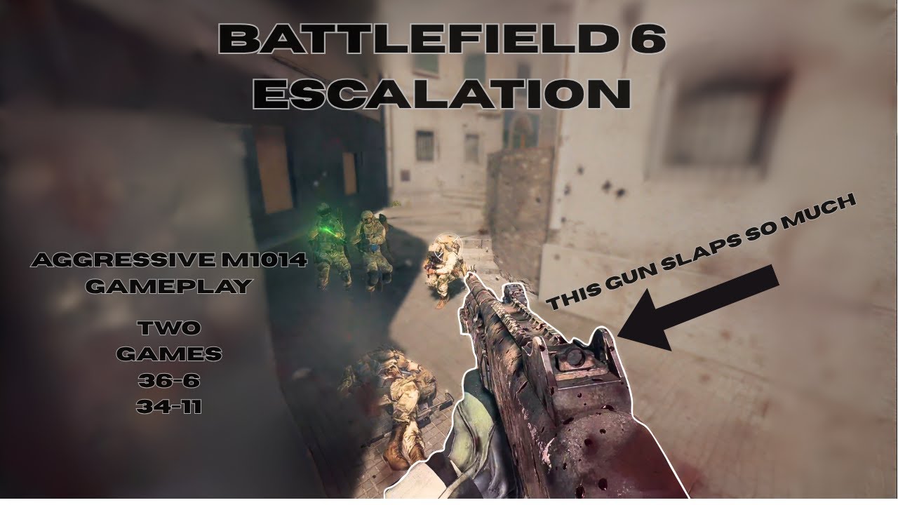 The M1014 Is the best shotgun by far.... (Battlefield 6 Escalation Gameplay)