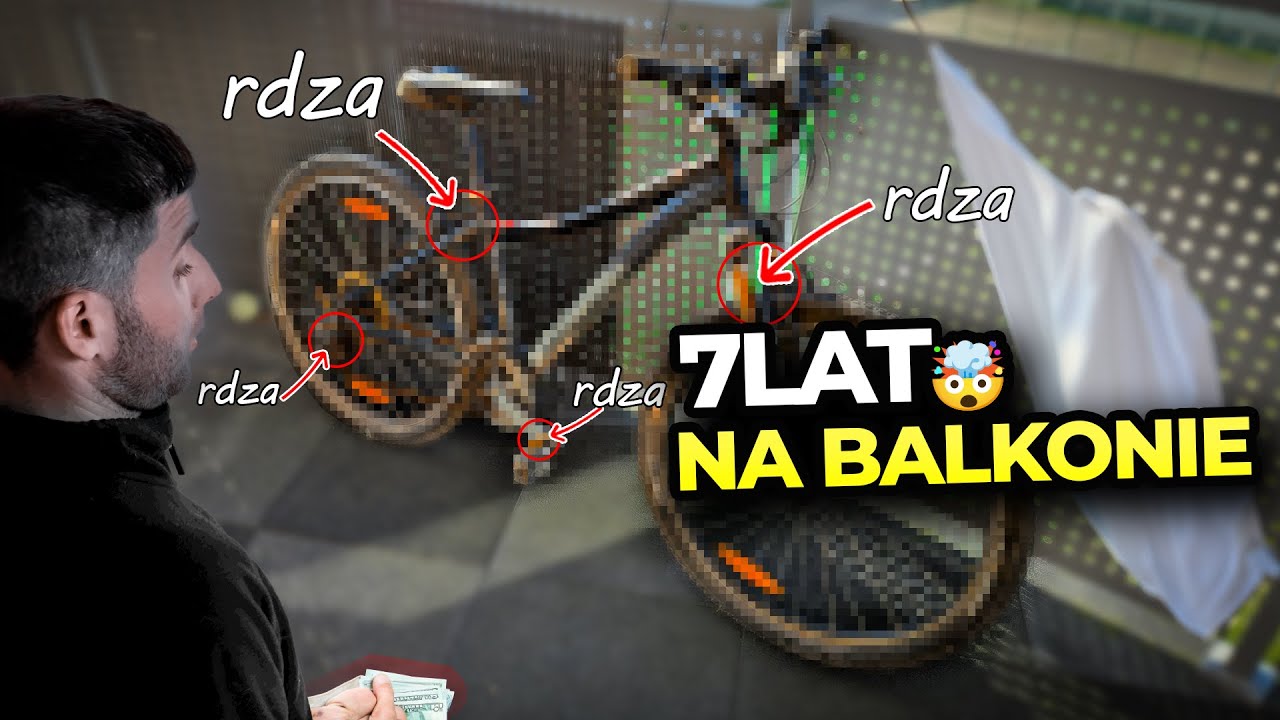 Co się stało z ROWEREM po 7 LATACH stania na BALKONIE