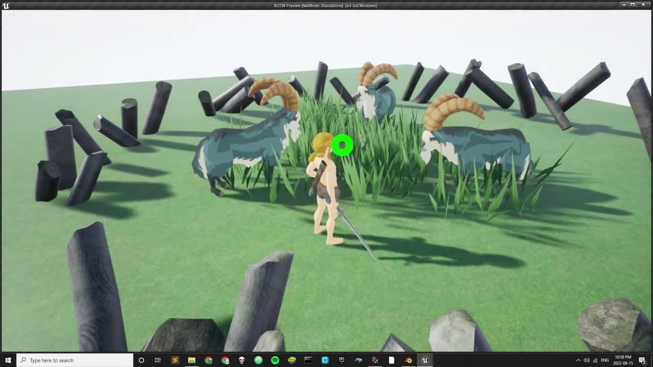 Breath of the Wild in Unreal Engine 4/5- Melee Combat, Climbing, Gliding,  AI and more.