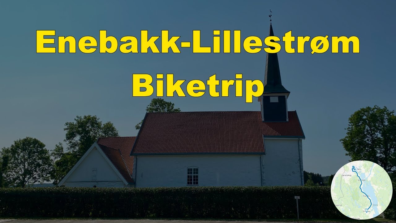 Norway bike trip in Oslo area - Enebakk Kirke to Lillestrøm