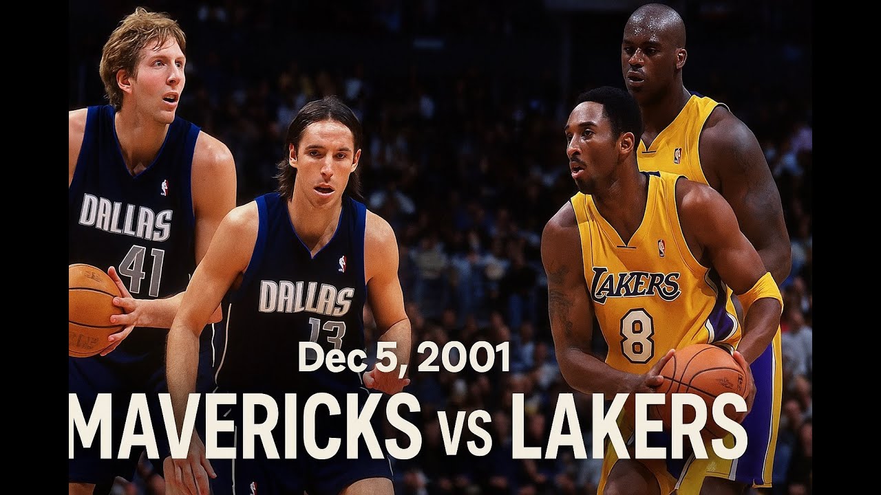 05/12/2001 Los Angeles Lakers vs. Dallas Mavericks Kobe Bryant Full game