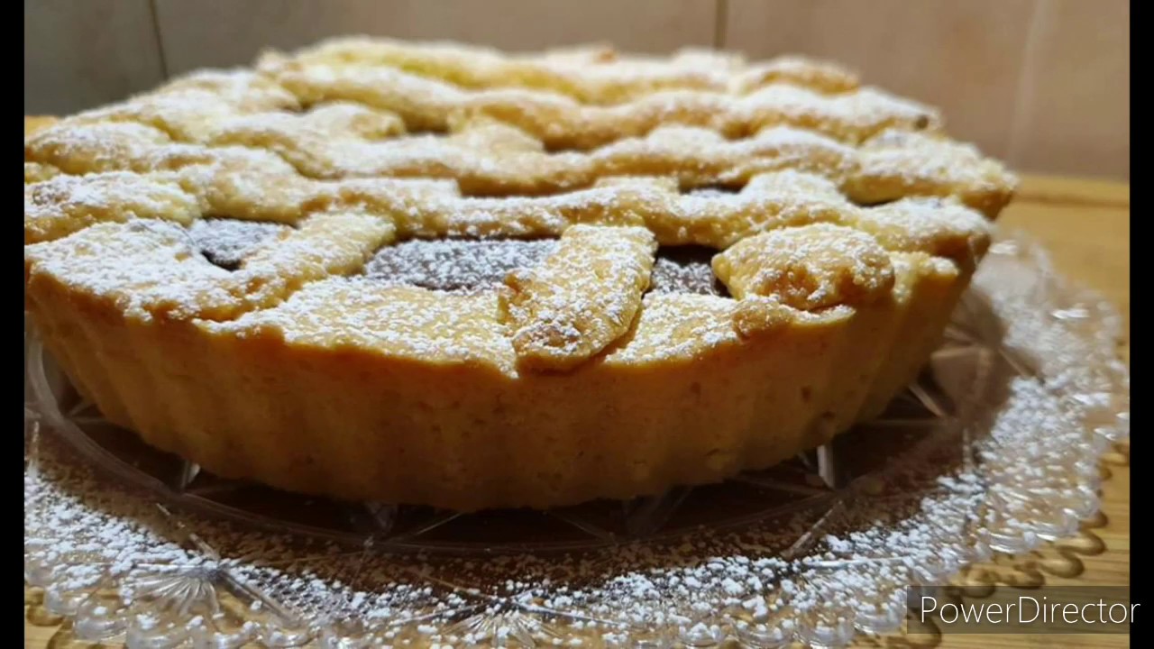 CROSTATA CON  NUTELLA CREMOSA SENZA BURRO FRIGGITRICE AD ARIA