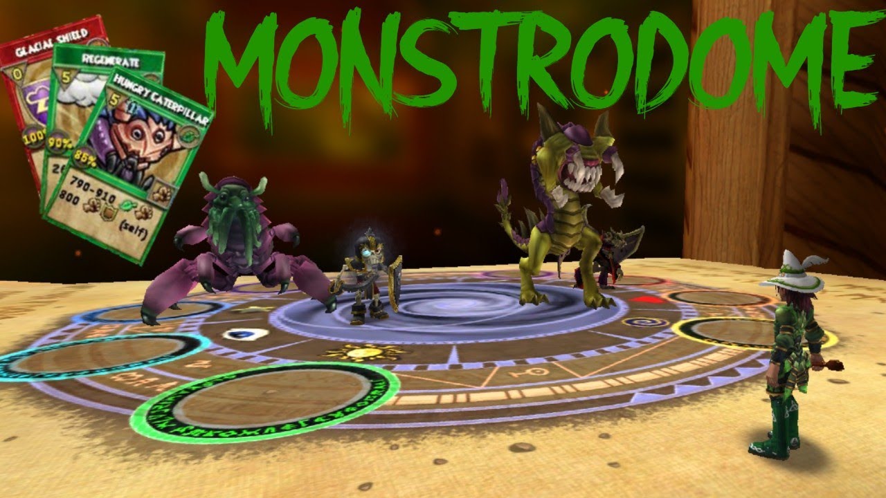Wizard101 - Solo Devourer, Fellspawn, Neberyx and Exalted Rattlebones (Monstrodome)