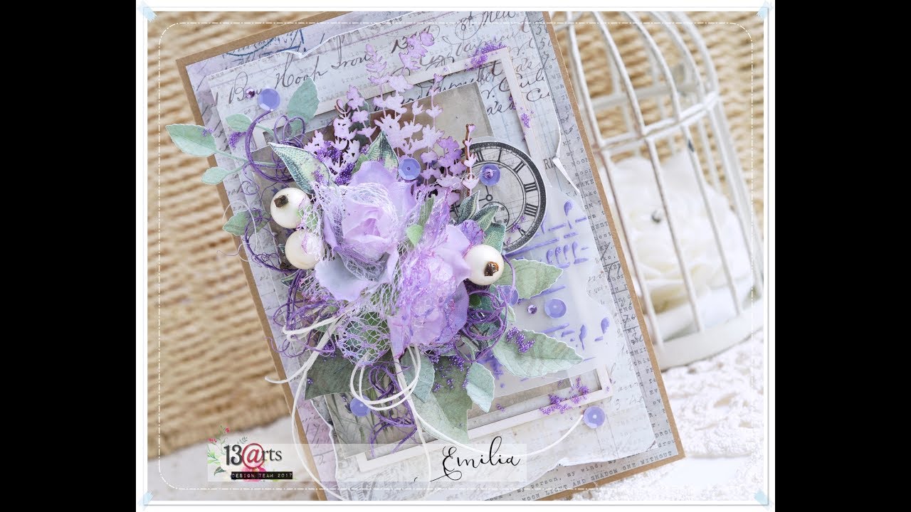 Vintage Card Tutorial 13arts * Emilia Sieradzan *