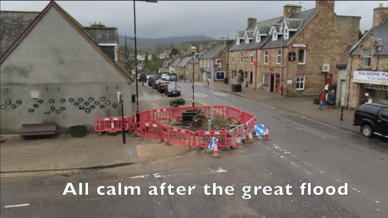 Alness calm after great flood