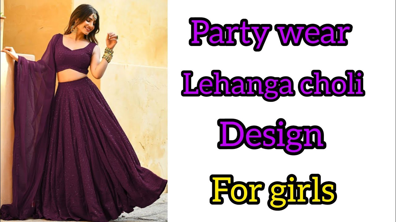 लहंगा के बिल्कुल न्यू डिजाइन | 🎉 beautiful party wear lehenga choli designs #lehangadesigns  🌼💯👍