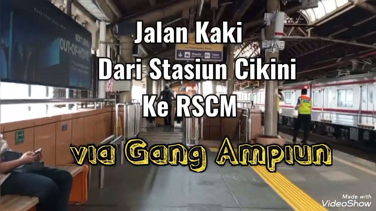 Stasiun Cikini ke RSCM , Jalan Kaki lewat Gang Ampiun