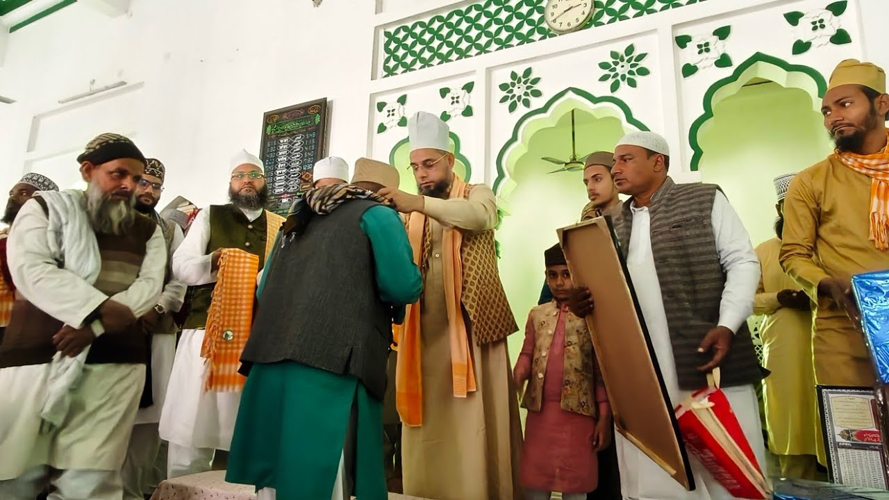 इस्तकबालिया प्रोग्राम बराए अइम्मा ए मसाजिद 76वाँ सालाना उर्स ए सफवी पुरखास शरीफ कौशांबी  