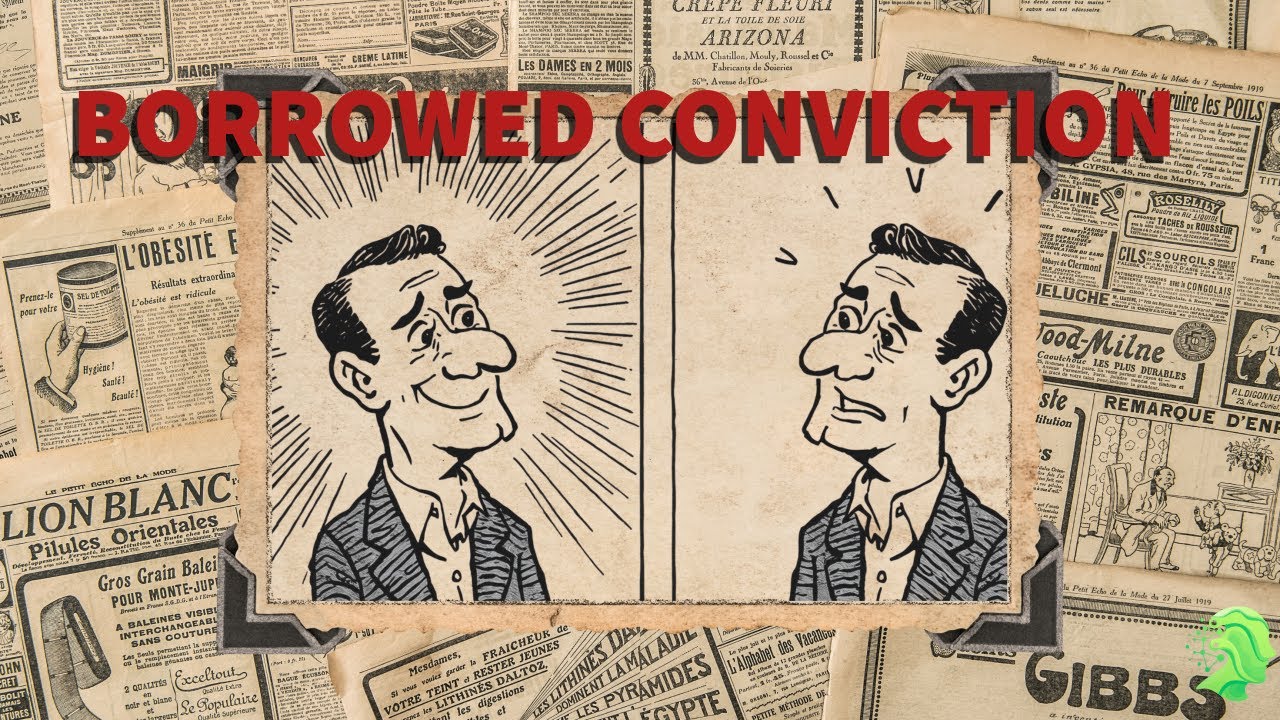 The moment you realize you've been living from borrowed conviction