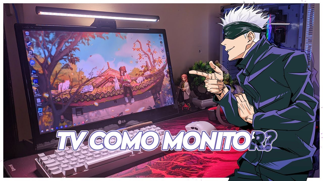 Desvantagens de usar uma TV como monitor | Comparativo rápido e ruim