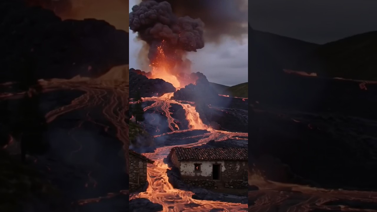 lahar panas menyerang desa#erupsi#laharpanas#gerimistimur