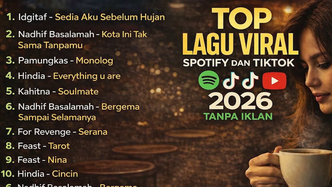 TOP LAGU VIRAL 2026 🎧 Spotify & TikTok | Tanpa Iklan | Lagu Indonesia Terpopuler | HD Audio