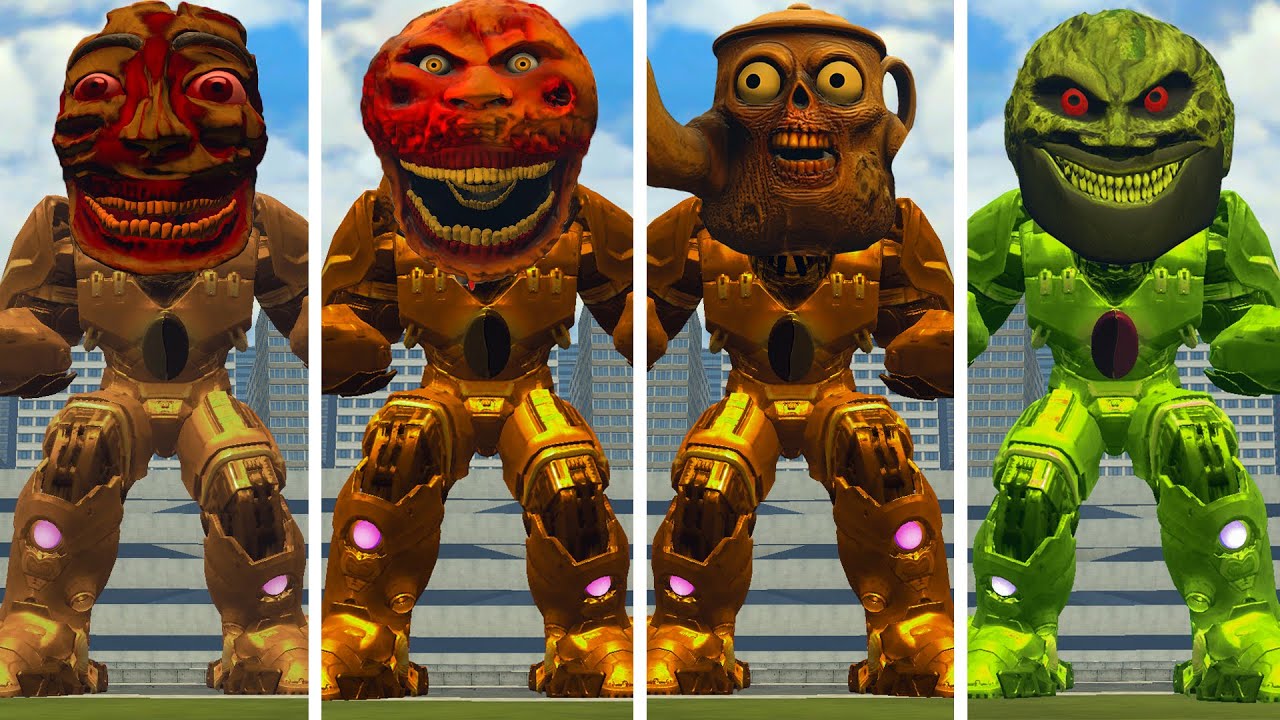 NEW EVOLUTION OF ALL CURSED MECHATITAN TUNG TUNG TUNG SAHUR VS ALL ITANIA AI BRAINROT In Garry's Mod