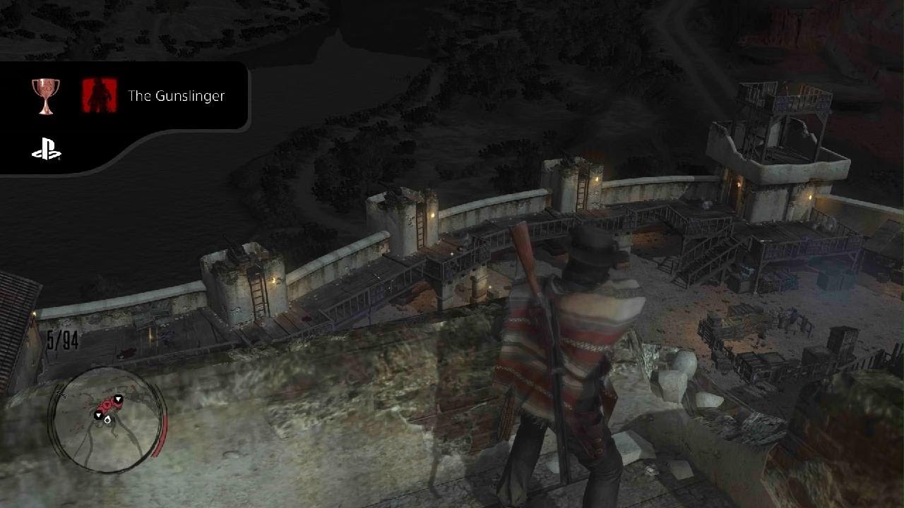 Red Dead Redemption Headshot Using Expert Targeting Mode - The Gunslinger Trophy Guide