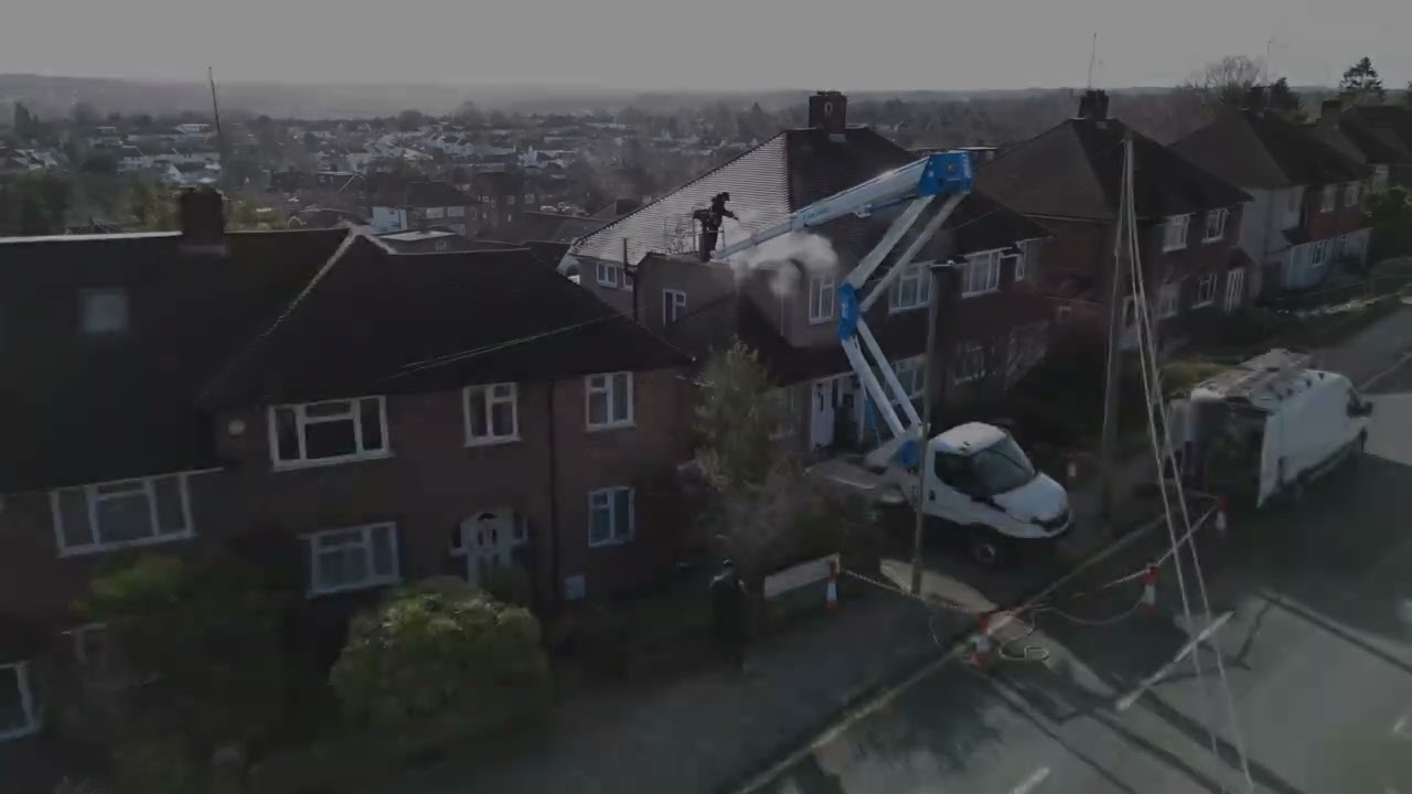 Roof steam cleaning 