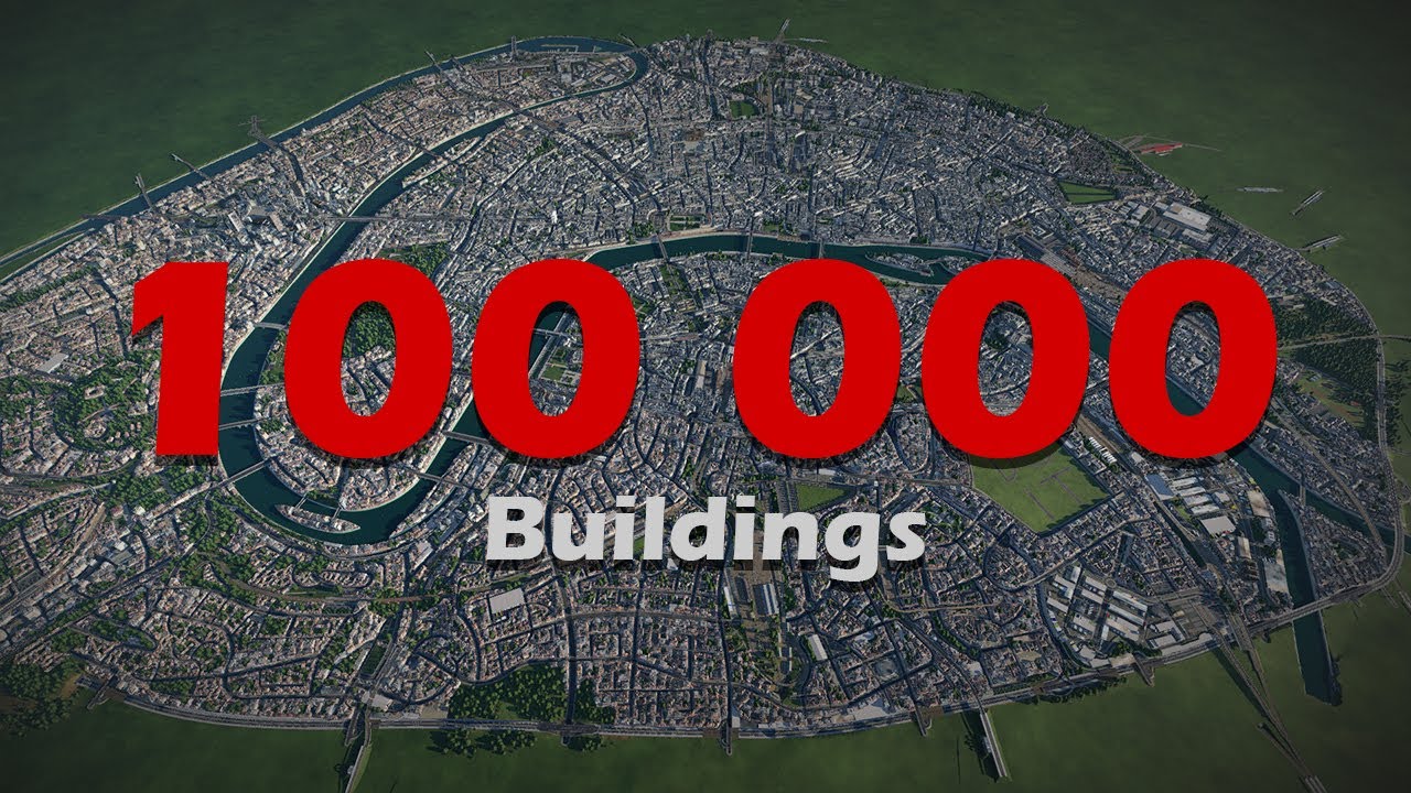 HOW MANY BUILDINGS IN PARIS ? / TRANSPORT FEVER 2