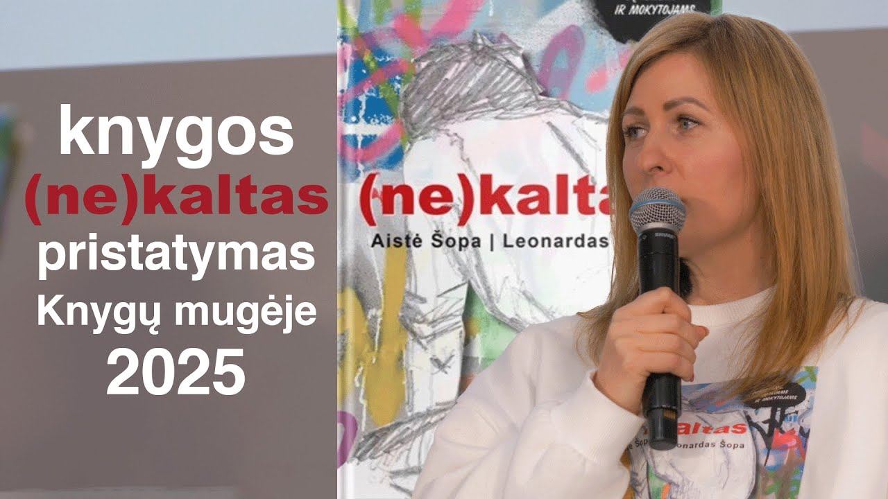 Knygos &bdquo;(ne)kaltas&ldquo; pristatymas Knygų Mugėje 2025