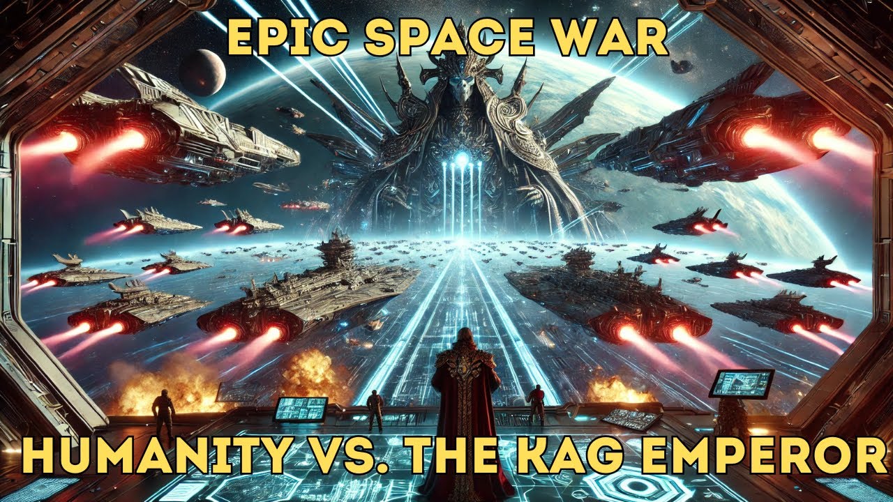 Epic Intergalactic War: The KAG Emperor vs. Humanity - A Detailed Space Battle Story