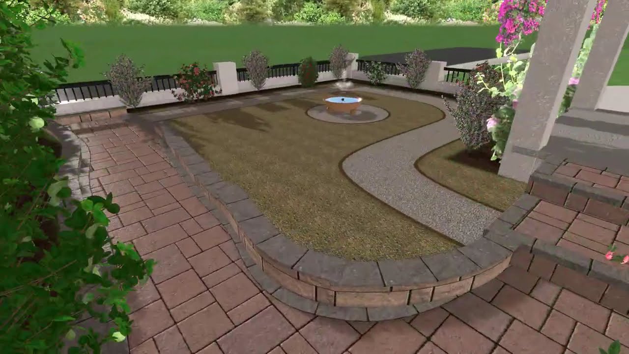 Pasadena, CA. New paver path, steps, landscape rock, plants and drainage.