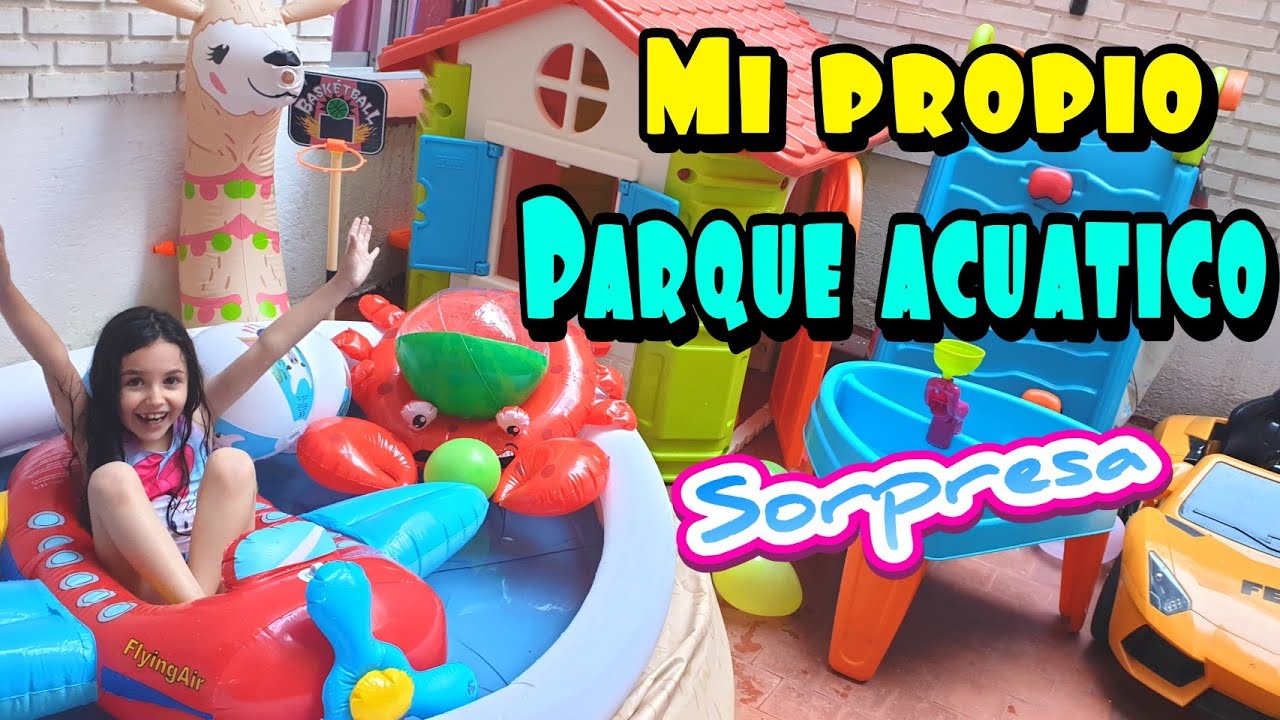 MONTO MI PROPIO PARQUE ACUÁTICO EN CASA DURANTE LA CUARENTENA Zarolakids